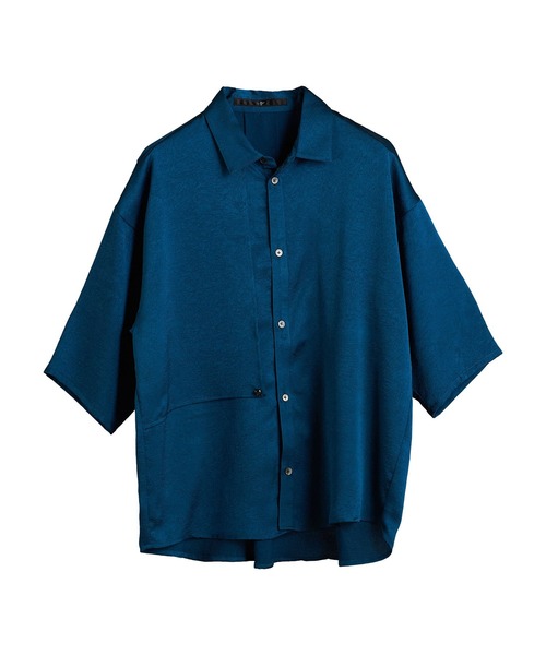 YENN/イエン】リンクルビッグシャツ/WRINKLE BIG SHIRT NO ID.（ノーアイディー） シャツ 「NO ID.」Wrinkle Trench Big Shirt