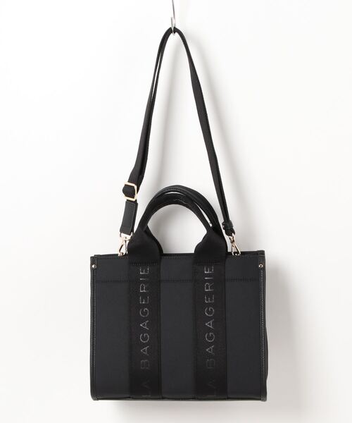 LA BAGAGERIE（ラバガジェリー） トートバッグ ロゴテープ2WAYトート
