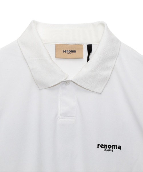 renoma parisポロシャツ renoma PARIS ポロシャツ NOIR SHORT SLEEVE POLO SHIRT メンズ