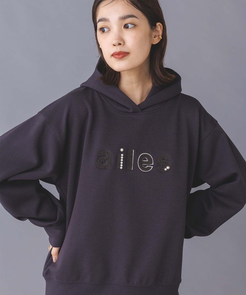 Gready Brilliant パーカー パールパイルロゴフーディ : ZOZOTOWN