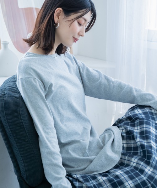 slattgir（スラットジール） tシャツ 高身長 綿100％ラウンドヘム