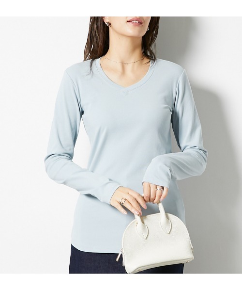 新品タグ付　machatt ラウンドヘムロングTシャツ　ライトグレー 新品タグ付 machatt ラウンドヘムロングTシャツ ライトグレーの通販は