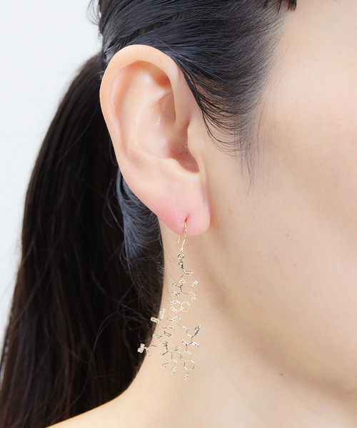 バングル＆ピアス SETでお得10％0FF ! ドロップピアス➕リングバングルSET【Gold