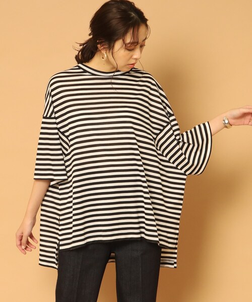 ☆boohoo☆リブコントラスト ステッチ Tシャツ Zara コントラスト トップステッチ Tシャツ - メルカリ