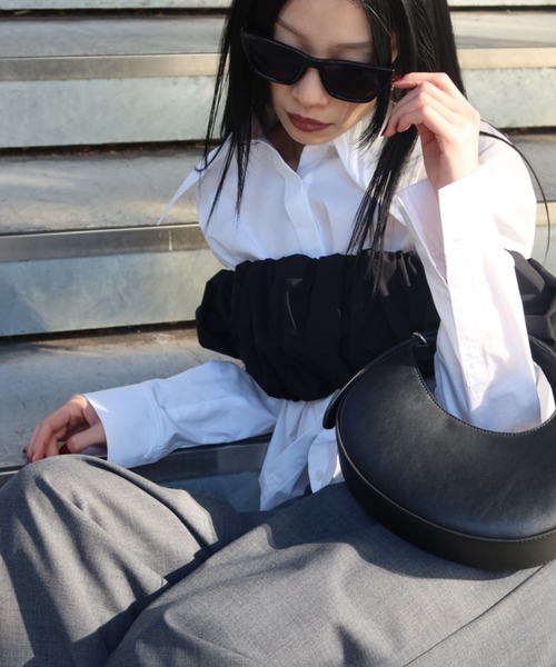 JOSEMOON ギャザーパフスリーブ　STUDIOS JOSE MOON ブラウス シャツ GHATHER PUFF SLEEVE/ギャザー