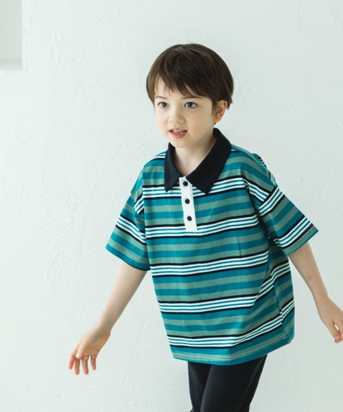 【希少】カラー kolor サンプル クレイジーパターン 切替ポロシャツ 希少】カラー kolor サンプル クレイジーパターン 切替ポロシャツ