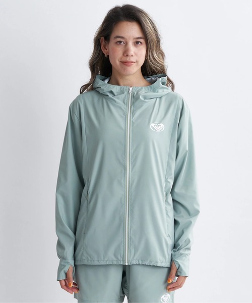 ☆ROXY☆ レディースジップアップフードラッシュガード ROXY ラッシュガード AIROSAMENTE HOODIE R/ロキシージップ