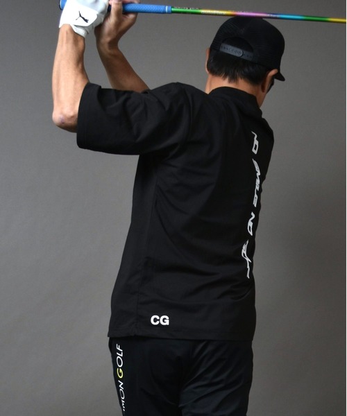 COMONGOLF（コモンゴルフ） ゴルフ BIGシルエット 半袖モックネック