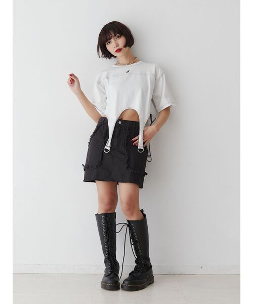 jouetie（ジュエティ） tシャツ ガーターTシャツ レディース
