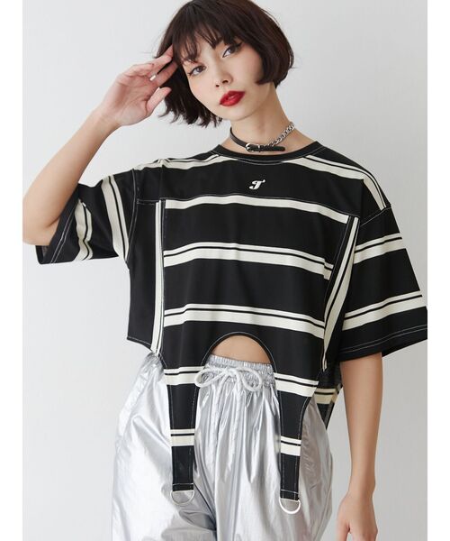 Jouetie ジュエティ　まとめ売り　セット　ブラック　黒　Tシャツ jouetie（ジュエティ） tシャツ ガーターTシャツ レディース
