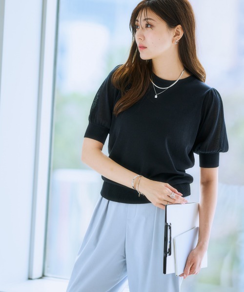 7days Life Styling ニット セーター （接触冷感・毛玉になり