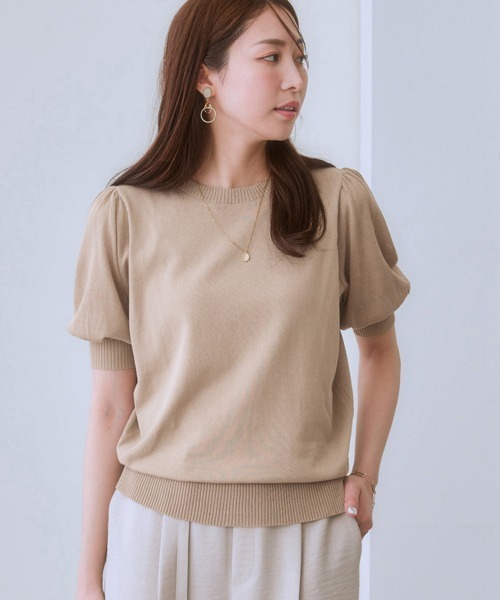 SSUR コットンニット 7days Life Styling ニット セーター （接触冷感・毛玉になり