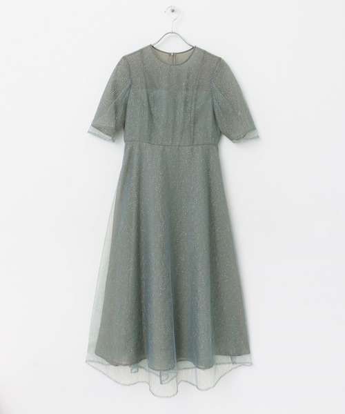 kaene カエン ラメミックスエアリードレス kaene（カエン） ワンピース ラメミックスエアリードレス : ZOZOTOWN