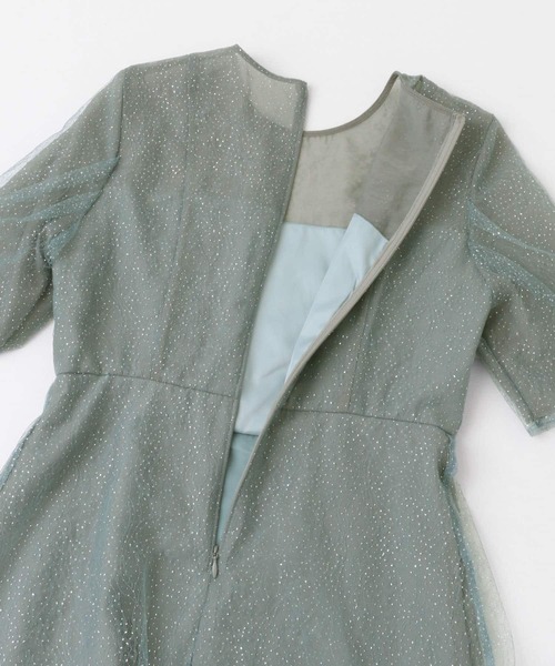 kaene（カエン） ワンピース ラメミックスエアリードレス : ZOZOTOWN