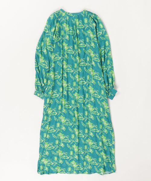 sara mallika ワンピース HAND PAINT FLOWER PRT DRESS