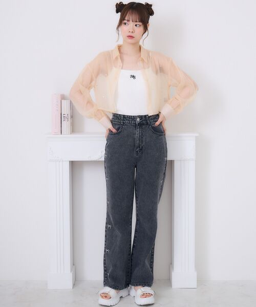 ブラウス シャツ OAS poloTerrySht レディース ap retro ブラウス シャツ シアーオーバーシャツ レディース