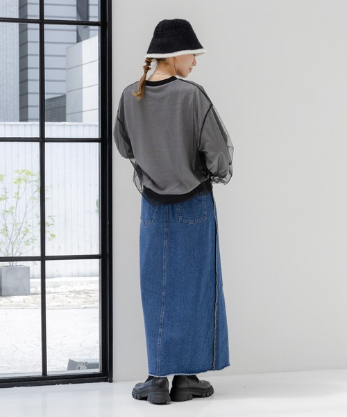 LAKOLE（ラコレ） ブーツ ZIPニットコンビブーツ / 140074 レディース