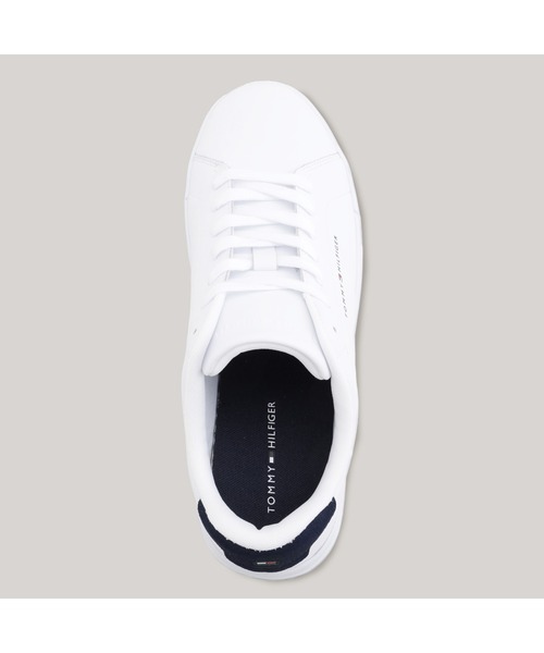 TOMMY HILFIGER スニーカー コートレザーグレインスニーカー