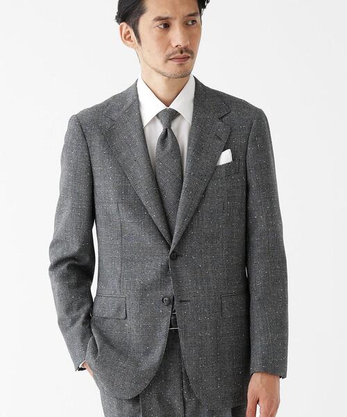 【美品】定価10万グレンチェック　セットアップTAKEOKIKUCHI TAKEO KIKUCHI セットアップ 「THE FLAGSHIP」ネップグレン