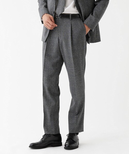 【美品】定価10万グレンチェック　セットアップTAKEOKIKUCHI TAKEO KIKUCHI セットアップ 「THE FLAGSHIP」ネップグレン