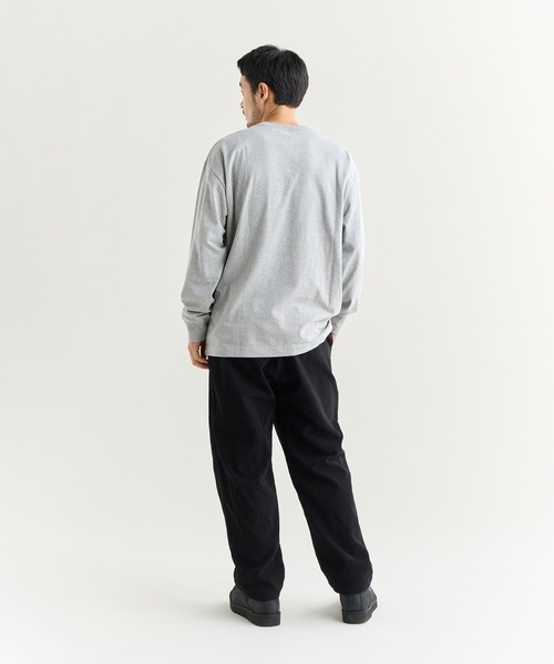 NANGA（ナンガ） tシャツ ECO HYBRID BOX LOGO L/S TEE / エコ