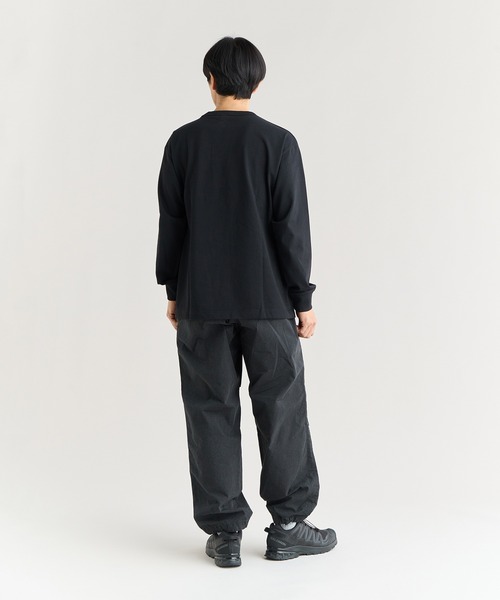 NANGA（ナンガ） tシャツ ECO HYBRID BOX LOGO L/S TEE / エコ