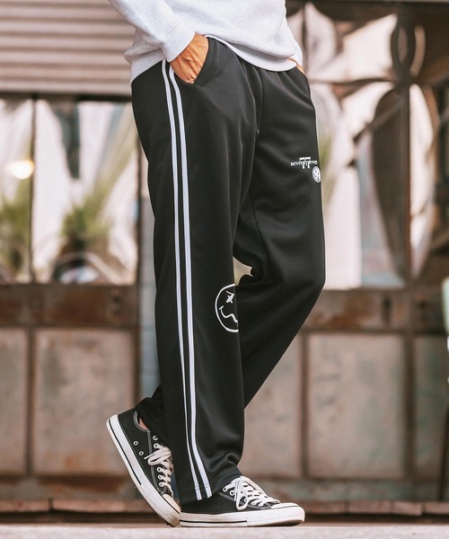ジャージパンツ seventy seven パンツ mp12633- line jersey long pants ジャージ
