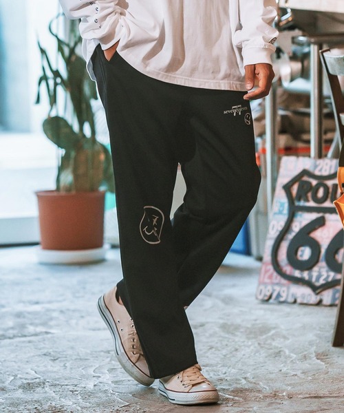 seventy seven パンツ mp12633- line jersey long pants ジャージ