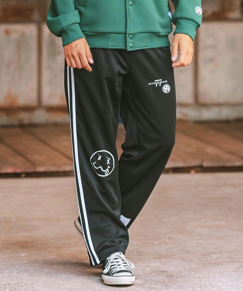 seventy seven パンツ mp12633- line jersey long pants ジャージ