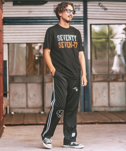 seventy seven パンツ mp12633- line jersey long pants ジャージ