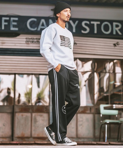seventy seven パンツ mp12633- line jersey long pants ジャージ