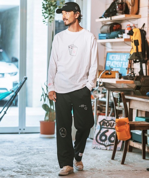 seventy seven パンツ mp12633- line jersey long pants ジャージ