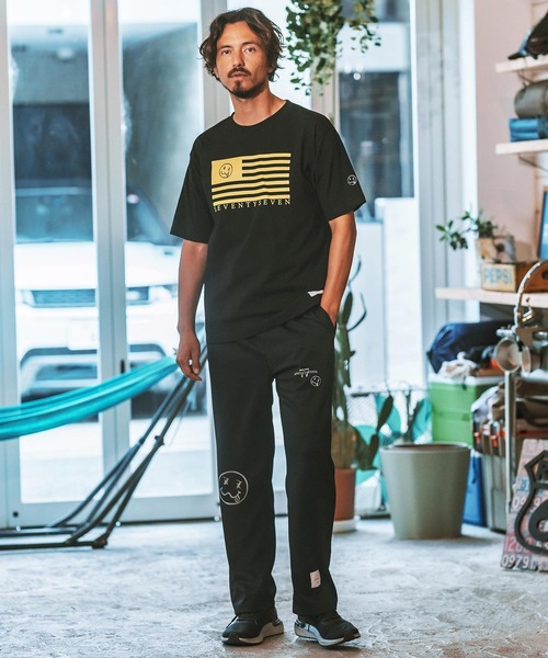 seventy seven パンツ mp12633- line jersey long pants ジャージ