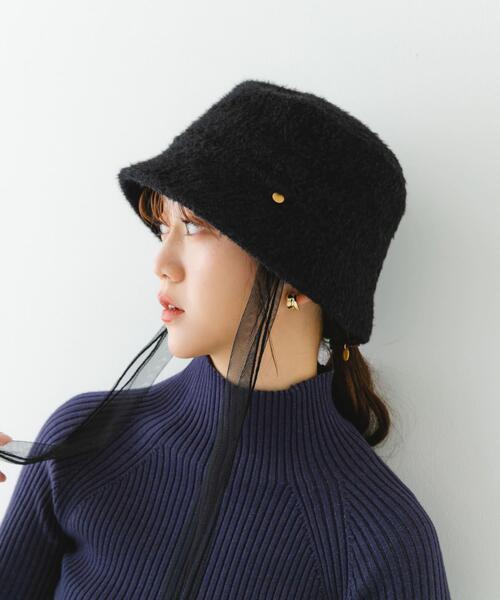 RODE SKO（ロデスコ） 帽子 ハット チュールリボンバケットハット