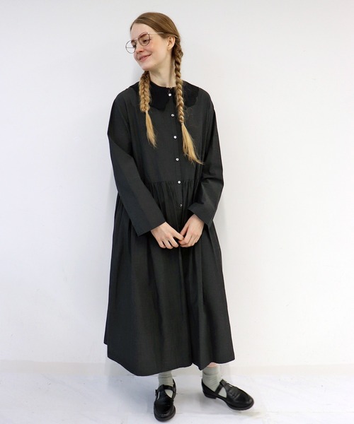 haupia（ハウピア） ワンピース クロディーヌの衿「ワンピース