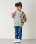 パンツ 「リンク」デニムストレートパンツ(キッ...の詳細画像1