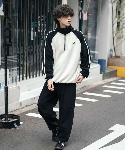 KANGOL SPORT  スウェット　トレーナー　ロゴ刺繍　ゆるダボ　古着 KANGOL トレーナー スウェット 新色追加 カンゴール 別注コラボ