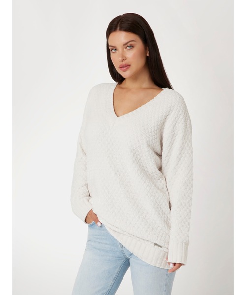 ニット セーター ECO Talia Longline Chenille Sweater ニット セーター レディース レディース