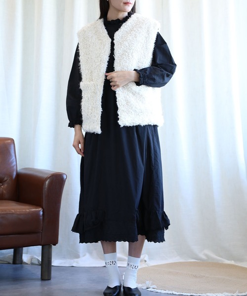 aimoha（アイモハ） ベスト ジレ -original-2WAYボアベスト (AW