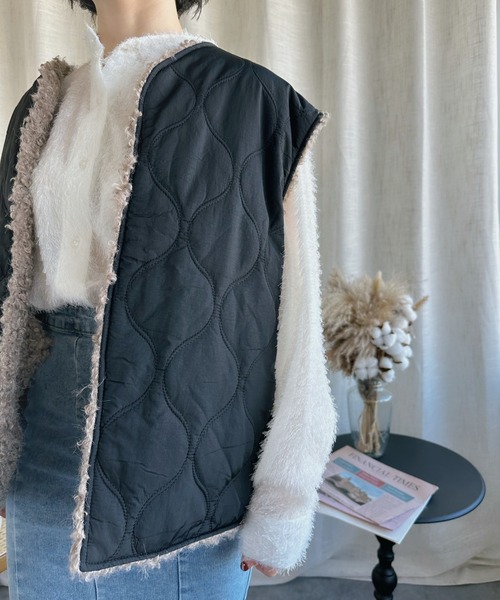 aimoha（アイモハ） ベスト ジレ -original-2WAYボアベスト (AW