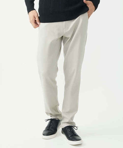 MK MICHEL KLEIN HOMME パンツ テーパードパンツ / ソフトサーモドビー