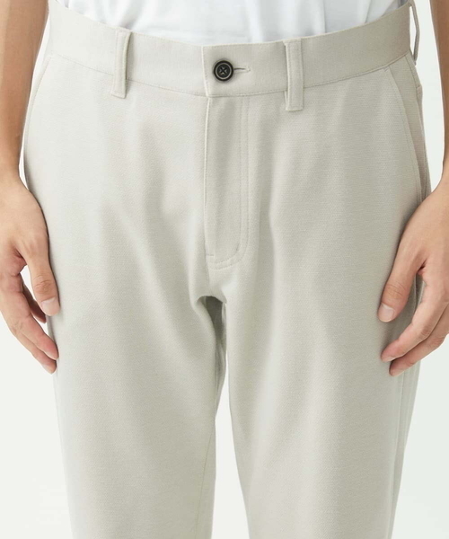 MK MICHEL KLEIN HOMME パンツ テーパードパンツ / ソフトサーモドビー