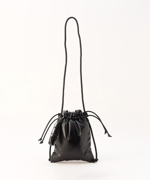コムデギャルソン　巾着　ショルダーバッグ　 ブラック 中古・古着通販】BLACK COMME des GARCONS (ブラック コムデギャルソン