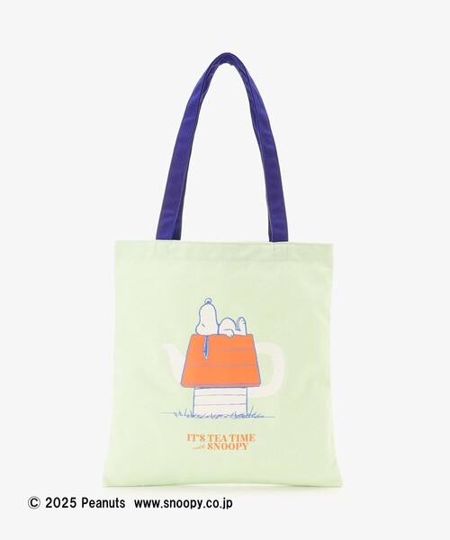 ⭐︎PEANUTSアフタヌーンティー キャンパストートバッグ Snoopy⭐︎ Afternoon Tea（アフタヌーンティー） トートバッグ キャンバストート