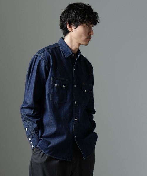 Lee（リー） シャツ Lee/別注 Lee DENIM WESTERN SHIRT メンズ