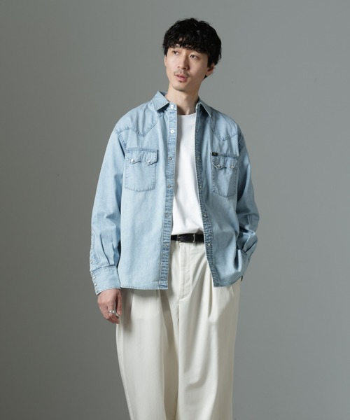 NANO universe（ナノ・ユニバース） シャツ Lee/別注 Lee DENIM