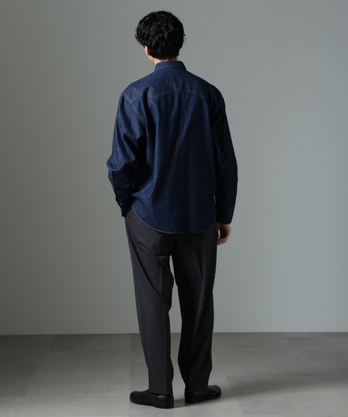 Lee（リー） シャツ Lee/別注 Lee DENIM WESTERN SHIRT メンズ