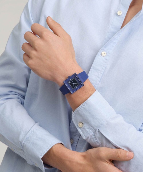 Swatch（スウォッチ） 腕時計 SQUARELY BLACKLIGHT レディース メンズ
