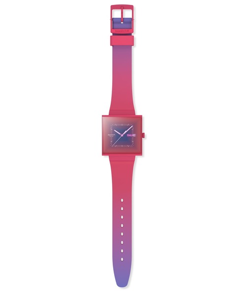 Swatch（スウォッチ） 腕時計 SQUARELY BLACKLIGHT レディース メンズ