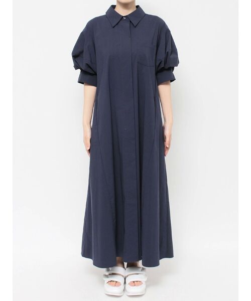 ELENDEEK シャツワンピース オーバーフォルムシャツワンピース